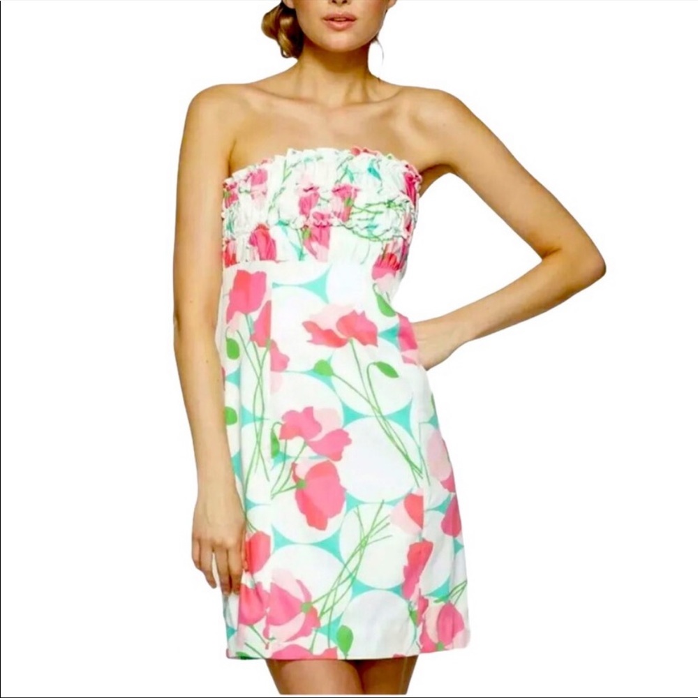 NWT Lilly Pulitzer Franco Had Me A Blast Strapless Dress